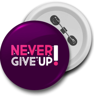 never-give-up-badge